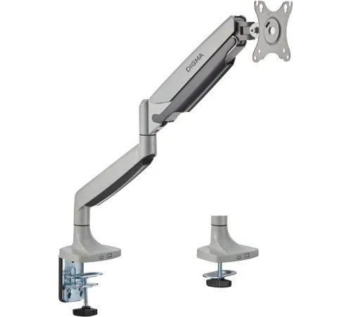 Кронштейн для мониторов ЖК Digma D-MM301 серый 17"-45" макс.15кг крепление к столешнице поворот и наклон