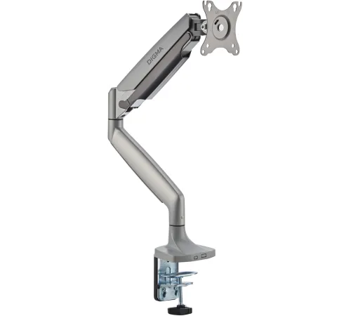 Кронштейн для мониторов ЖК Digma D-MM301 серый 17"-45" макс.15кг крепление к столешнице поворот и наклон
