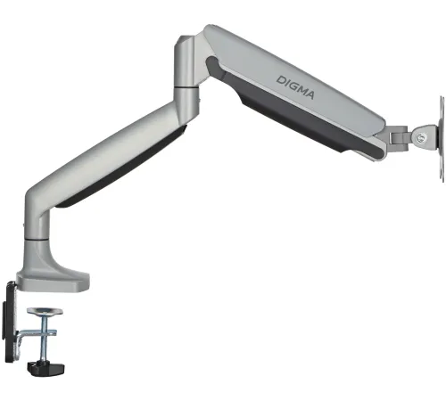 Кронштейн для мониторов ЖК Digma D-MM301 серый 17"-45" макс.15кг крепление к столешнице поворот и наклон