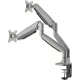 Кронштейн для мониторов ЖК Digma D-MM302D серый 17"-35" макс.9кг крепление к столешнице поворот и наклон