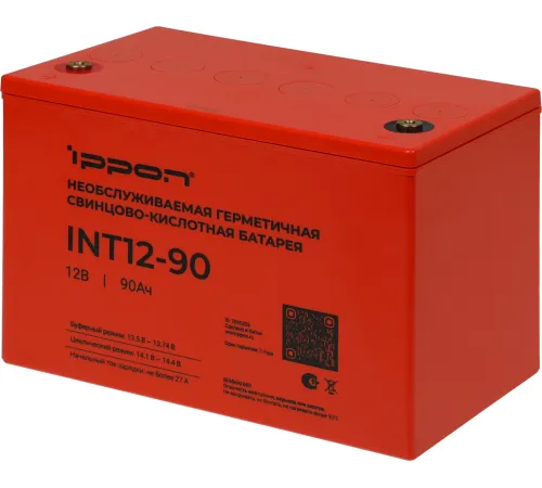 Батарея для ИБП Ippon INT12-90 12В 90Ач Батарея для ИБП Ippon INT12-90 12В 90Ач