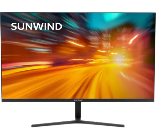 Монитор SunWind 27" SM-27FI401 черный IPS LED 1ms 16:9 HDMI матовая 250cd 178гр/178гр 1920x1080 180Hz FreeSync DP FHD 4.2кг