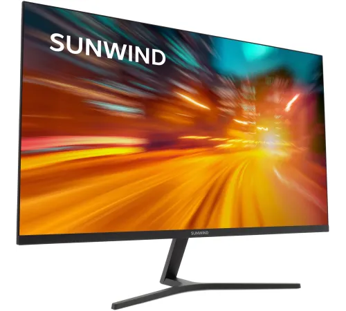 Монитор SunWind 27" SM-27FI401 черный IPS LED 1ms 16:9 HDMI матовая 250cd 178гр/178гр 1920x1080 180Hz FreeSync DP FHD 4.2кг