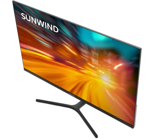 Монитор SunWind 27" SM-27FI401 черный IPS LED 1ms 16:9 HDMI матовая 250cd 178гр/178гр 1920x1080 180Hz FreeSync DP FHD 4.2кг
