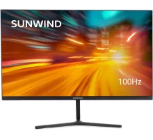Монитор SunWind 23.8" SM-24FI401 черный IPS LED 1ms 16:9 HDMI матовая 250cd 178гр/178гр 1920x1080 180Hz FreeSync DP FHD 2.79кг