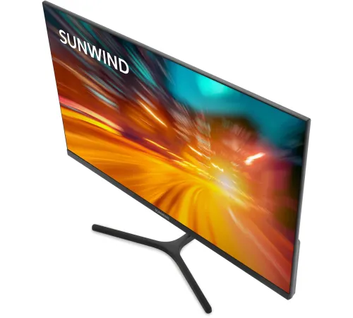 Монитор SunWind 23.8" SM-24FI401 черный IPS LED 1ms 16:9 HDMI матовая 250cd 178гр/178гр 1920x1080 180Hz FreeSync DP FHD 2.79кг