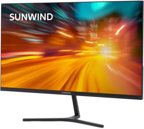 Монитор SunWind 23.8" SM-24FI401 черный IPS LED 1ms 16:9 HDMI матовая 250cd 178гр/178гр 1920x1080 180Hz FreeSync DP FHD 2.79кг