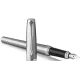 Ручка перьев. Parker Urban Core F200 (1931605) Metro Metallic CT M сталь нержавеющая подар.кор.