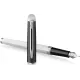 Ручка перьев. Waterman Hemisphere Colour Blocking (2202843) черн/белый F сталь нержавеющая подар.кор.