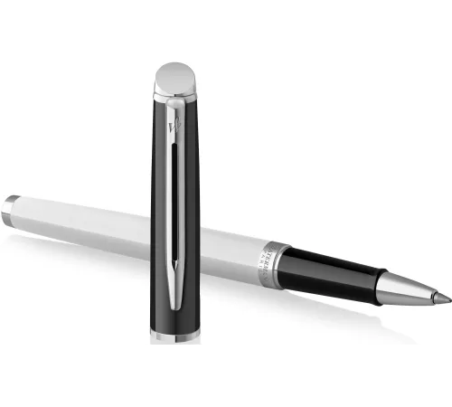 Ручка роллер Waterman Hemisphere Colour Blocking (2202845) черн/белый F черн. черн. подар.кор. Ручка роллер Waterman Hemisphere Colour Blocking (2202845) черн/белый F черн. черн. подар.кор.