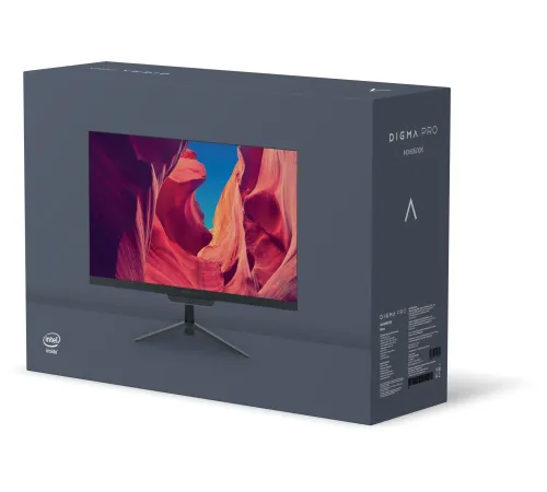 Моноблок Digma Pro Base 23.8" Full HD i3 12100 (3.3) 8Gb SSD512Gb UHDG 730 CR Windows 11 Professional GbitEth WiFi BT 90W клавиатура мышь Cam черный 1920x1080
