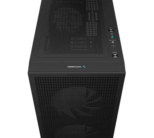 Корпус Deepcool CH360 черный без БП mATX 7x120mm 4x140mm 1xUSB2.0 1xUSB3.0 audio bott PSU