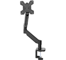 Кронштейн для мониторов ЖК Buro BU-M11 черный 17"-32" макс.10кг крепление к столешнице поворот и наклон