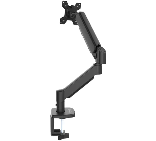 Кронштейн для мониторов ЖК Buro BU-M11 черный 17"-32" макс.10кг крепление к столешнице поворот и наклон