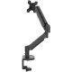 Кронштейн для мониторов ЖК Buro BU-M11 черный 17"-32" макс.10кг крепление к столешнице поворот и наклон