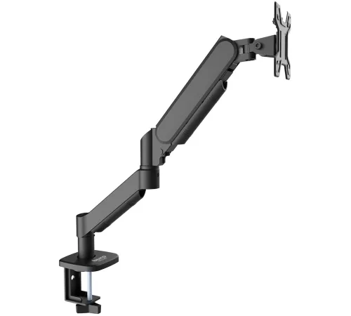 Кронштейн для мониторов ЖК Buro BU-M11 черный 17"-32" макс.10кг крепление к столешнице поворот и наклон