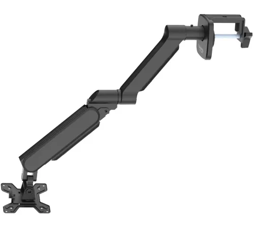Кронштейн для мониторов ЖК Buro BU-M11 черный 17"-32" макс.10кг крепление к столешнице поворот и наклон