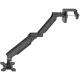 Кронштейн для мониторов ЖК Buro BU-M11 черный 17"-32" макс.10кг крепление к столешнице поворот и наклон