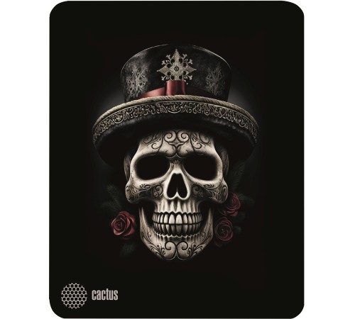 Коврик для мыши Cactus Scull 250x250x3мм (CS-MP-D05S) Коврик для мыши Cactus Scull 250x250x3мм (CS-MP-D05S)