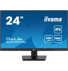 Монитор Iiyama 23.8" ProLite XU2493HSU-B6 черный IPS LED 1ms 16:9 HDMI M/M матовая 1000:1 250cd 178гр/178гр 1920x1080 110Hz DP FHD USB 3кг