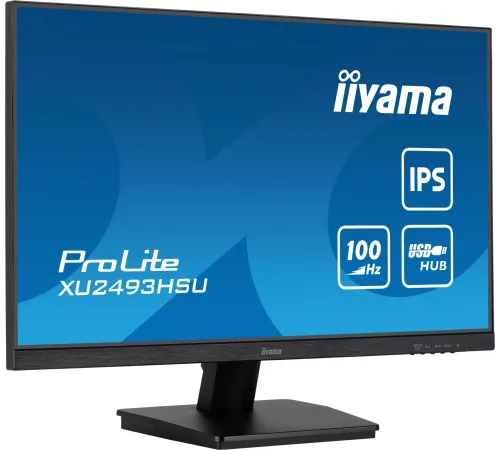 Монитор Iiyama 23.8" ProLite XU2493HSU-B6 черный IPS LED 1ms 16:9 HDMI M/M матовая 1000:1 250cd 178гр/178гр 1920x1080 110Hz DP FHD USB 3кг