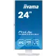 Монитор Iiyama 23.8" ProLite XUB2492HSU-W6 белый IPS LED 0.4ms 16:9 HDMI M/M матовая HAS Piv 250cd 178гр/178гр 1920x1080 100Hz DP FHD USB 4.9кг
