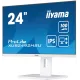 Монитор Iiyama 23.8" ProLite XUB2492HSU-W6 белый IPS LED 0.4ms 16:9 HDMI M/M матовая HAS Piv 250cd 178гр/178гр 1920x1080 100Hz DP FHD USB 4.9кг