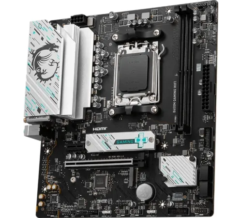 Материнская плата MSI B650M GAMING WIFI SocketAM5 AMD B650 2xDDR5 mATX AC`97 8ch(7.1) 2.5Gg RAID+VGA+HDMI+DP