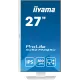 Монитор Iiyama 27" ProLite XUB2792QSU-W6 белый IPS LED 0.4ms 16:9 DVI HDMI M/M матовая HAS Piv 250cd 178гр/178гр 2560x1440 100Hz DP WQ USB 6.1кг
