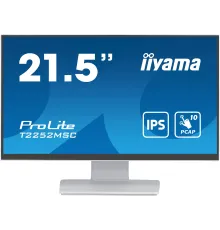 Монитор Iiyama 21.5" ProLite T2252MSC-W2 белый IPS LED 5ms 16:9 HDMI M/M матовая 250cd 178гр/178гр 1920x1080 DP FHD USB Touch 4.5кг