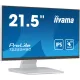 Монитор Iiyama 21.5" ProLite T2252MSC-W2 белый IPS LED 5ms 16:9 HDMI M/M матовая 250cd 178гр/178гр 1920x1080 DP FHD USB Touch 4.5кг