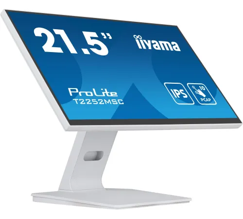 Монитор Iiyama 21.5" ProLite T2252MSC-W2 белый IPS LED 5ms 16:9 HDMI M/M матовая 250cd 178гр/178гр 1920x1080 DP FHD USB Touch 4.5кг
