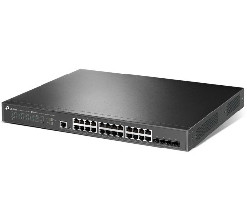 TP-Link SG3428XPP-M2 Управляемый коммутатор JetStream уровня 2+ с 24 портами 2,5 Гбит/с (8 портов PoE++, 16 портов PoE+) и 4 портами SFP+