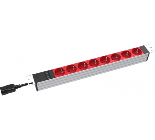 Блок распределения питания RakTek RTSA1608S14 гор.размещ. 8xSchuko C14
