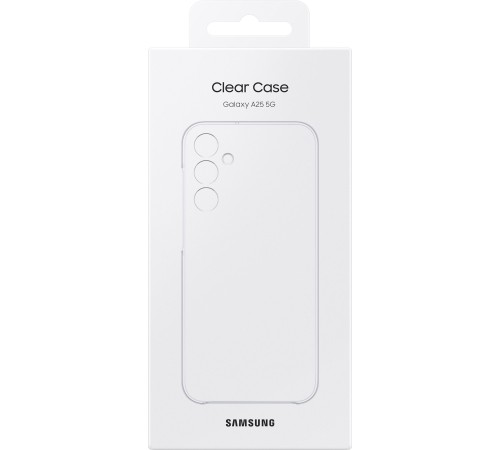 Чехол (клип-кейс) Samsung для Samsung Galaxy A25 Clear Case A25 прозрачный (EF-QA256CTEGRU)