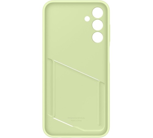 Чехол (клип-кейс) Samsung для Samsung Galaxy A15 Card Slot Case A15 лайм (EF-OA156TMEGRU)
