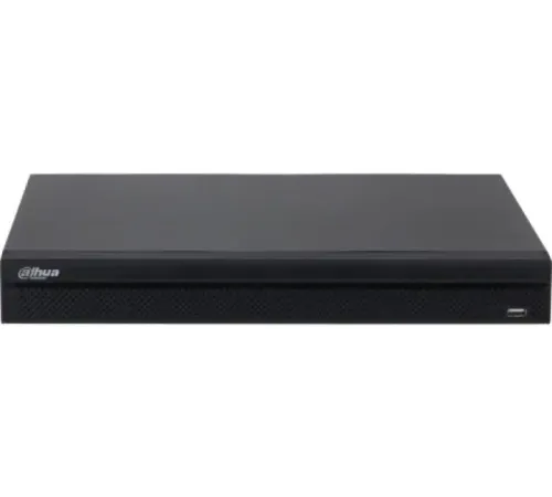 DAHUA DHI-NVR4216-16P-4KS3 16-канальный IP-видеорегистратор с PoE 4K и H.265+, видеоаналитика, входящий поток до 160Мбит/с, 2 SATA III до 20Тбайт