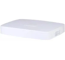 DAHUA DHI-NVR4108-8P-4KS3 8-канальный IP-видеорегистратор с PoE, 4K и H.265+, входящий поток до 160Мбит/с, видеоаналитика, 1 SATA III до 20Тбайт