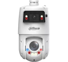 DAHUA DH-SDT4E425-4F-GB-A-PV1 Уличная купольная PTZ IP-видеокамера TiOC с панорамным модулем 4Мп 1/2.8" CMOS, ИК до 30м, LED до 30м, панорамный модуль: 5мм–125мм, ИК до 100м, LED до 50м, IP66