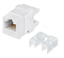 Модуль Lanmaster NTSS-KJ-UTP-RJ45-6-180-WT информ. KeystoneRJ45 кат.6 UTP бел. (упак.:1шт)