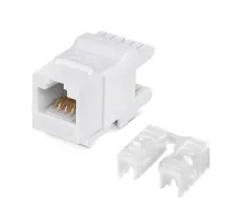 Модуль Lanmaster NTSS-KJ-UTP-RJ45-5E-180-WT информ. KeystoneRJ45 кат.5E UTP бел. (упак.:1шт)
