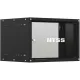 Шкаф коммутационный NTSS Lime (NTSS-WL6U5545GS-BL) настенный 6U 550x450мм пер.дв.стекл несъемн.бок.пан. 30кг черный