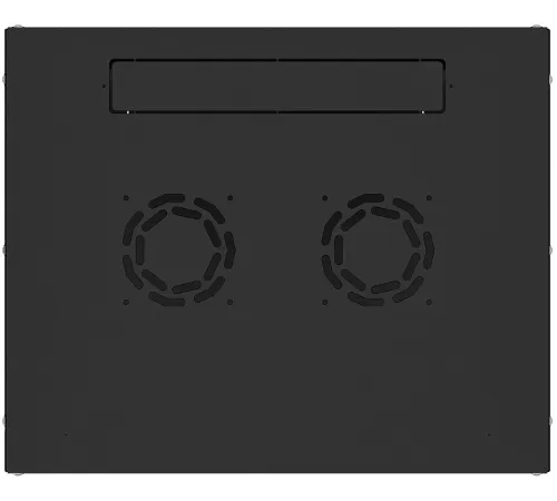 Шкаф коммутационный NTSS Lime (NTSS-WL6U5545GS-BL) настенный 6U 550x450мм пер.дв.стекл несъемн.бок.пан. 30кг черный
