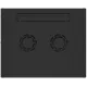 Шкаф коммутационный NTSS Lime (NTSS-WL6U5545GS-BL) настенный 6U 550x450мм пер.дв.стекл несъемн.бок.пан. 30кг черный