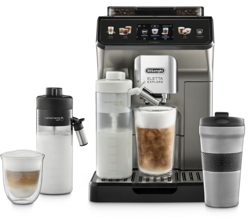 Кофемашина Delonghi ECAM450.86.T 1450Вт черный/серебристый Кофемашина Delonghi ECAM450.86.T 1450Вт черный/серебристый