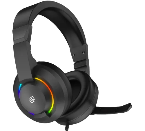 Наушники с микрофоном Оклик HS-L315G черный 1.8м накладные USB оголовье (2007552) Наушники с микрофоном Оклик HS-L315G черный 1.8м накладные USB оголовье (2007552)