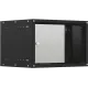 Шкаф коммутационный NTSS Lime (NTSS-WL9U5560GS-BL) настенный 9U 550x600мм пер.дв.стекл несъемн.бок.пан. 30кг черный 15кг
