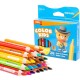 Карандаши цв. Deli EC134-24 Color Kids 5мм ассорти 24цв. коробка/европод. (24шт) 24 карандаша