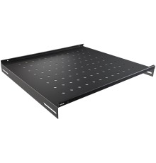 Полка стационарная NTSS NTSS-FS-600-BL 1U нагр.:60кг. 19" 350мм черный (упак.:1шт)