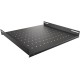 Полка стационарная NTSS NTSS-FS-600-BL 1U нагр.:60кг. 19" 350мм черный (упак.:1шт)